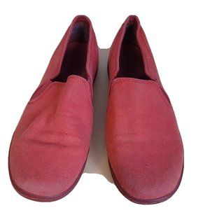 Doc Martens Finchley Womens Red Slip On Canvas Shoe Size US 9 / UK 7 Dr Martens